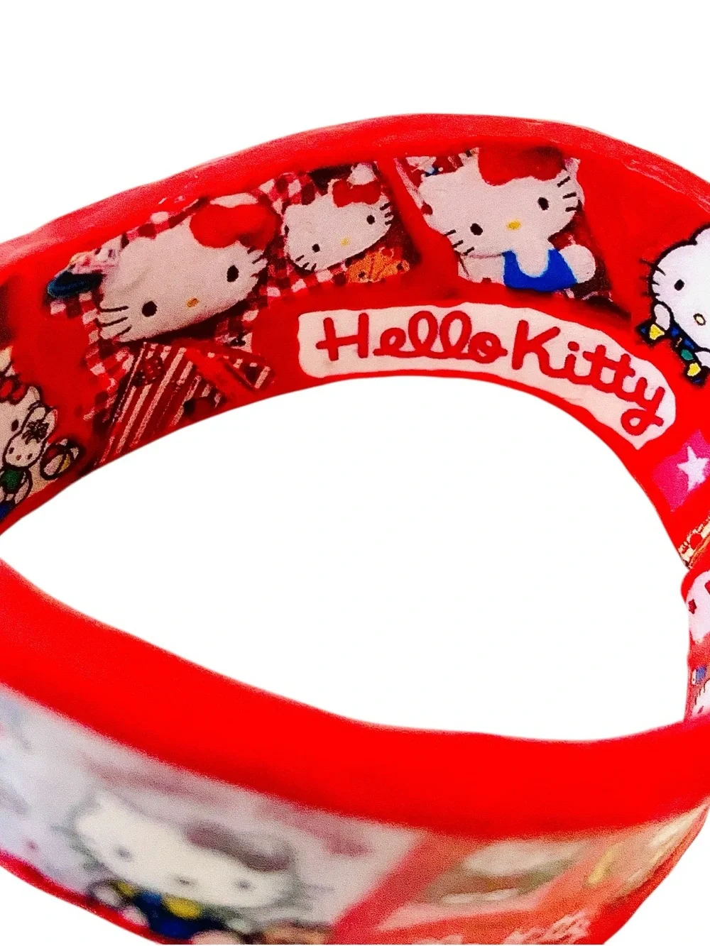 Hello Kitty Red Character Hinged Bangle